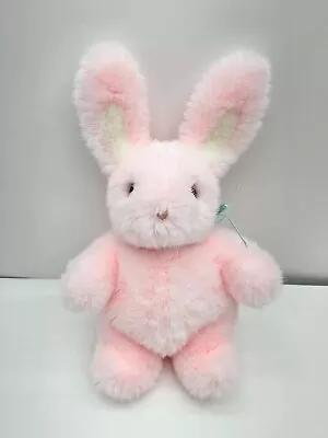 Vintage Gund Pink Bunny Rabbit Plush 1989 Stuffed Animal Toy 11  • $21.80