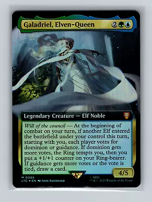 Galadriel Elven-Queen Extended FOIL MTG Lord Of The Rings NM IN HAND • $3.56