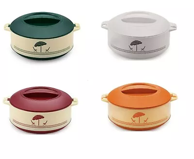 £12.49 • Buy Insulated Hot Pot Casserole Food Serving Dish Pan Storage Double Wall 2000ml