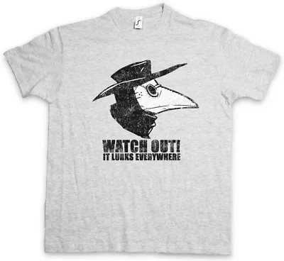 PLAGUE DOCTOR II T-SHIRT The Black Death Medicine Cure Mask • $38.45