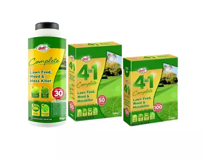 Doff Complete Lawn Feed Weed & Moss Killer Easy Use For Thicker & Green Lawn • £8.99