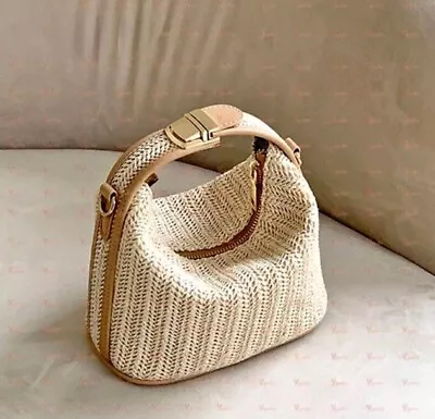 Handbag Summer Straw For Women Bieg • $39