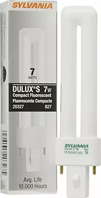 Osram Sylvania 20327 CF7DS/827/ECO DULUX 7W Single Compact Fluorescent Lamp W... • $8.38