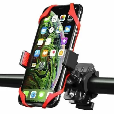 Cell Phone Silicone Mount Holder GPS Motorcycle MTB Bike Bicycle Phone Holder • $4.88