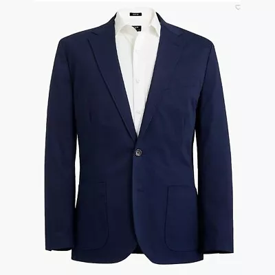 J. Crew Slim Thompson Unstructured Blazer In Flex Chino Stretch Cotton Blend 40 • $60