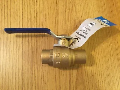 Milwaukee Valve 3/4 Inch Lead Free Brass Industrial Sweat X Sweat Ball Valve • $18.99