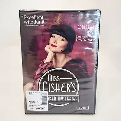 Miss Fisher's Murder Mysteries Series 3 (DVD 3-Disc Set 2015) BRAND NEW SEALED • $9.99