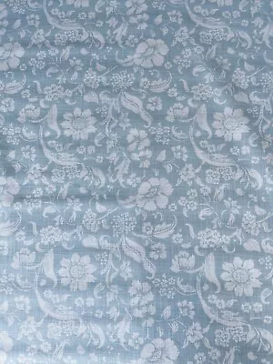 Laura Ashley Lyla Duck Egg Fabric (Price Per Metre) • £9.99