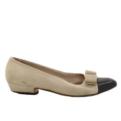Salvatore Ferragamo Women's Flat Shoes UK 5.5 Grey 100% Other Slider • £40
