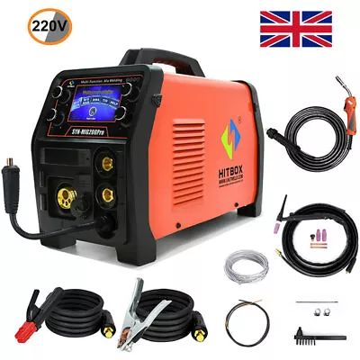 5 In 1 Aluminum Mig Welder Inverter Tig Arc Welding Machine 200a 220v Uk Plug • £479.99