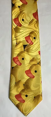 (Rare) 2002 RALPH MARLIN & CO DESIGNER  JUST DUCKY  MEN'S NECKTIE • $10