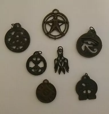 Vintage Pendants With Symbols 7 Pcs. Masons Masonic • $19.99