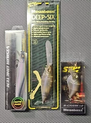 Megabass Mat Shad Lot- Vision 110 Deep Six & S Crank 1.2 • $9.99