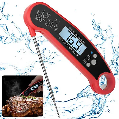 Instant Read Meat Thermometer Digital LCD Cooking BBQ Food Temperature Measuring • $13.98