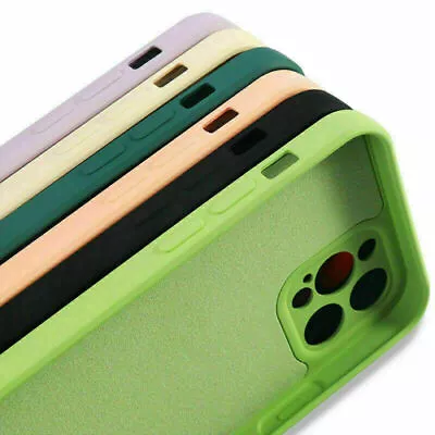 $5.35 • Buy Case For IPhone 13 12 11 Pro Max XS XR 8 7 Plus SE 2nd Shockproof Silicone Cover