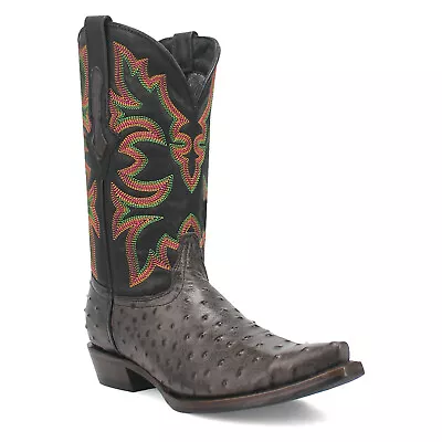 Dingo Mens Outlaw Black Leather Cowboy Boots • $199.99