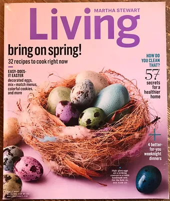 Martha Stewart Living Magazine April 2015 Easter Issue • $9.99