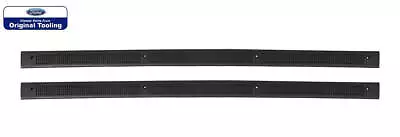 1979-1993 Mustang Bottom Door Jam Sill Step Plates In Black Pair LH & RH • $49.95