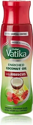 Dabur Vatika Enriched Coconut Hair Oil With Hibiscus - 300ml | For Thicker... • $17.49