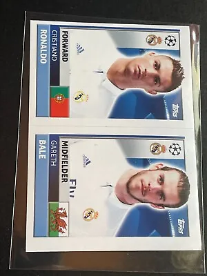 2016-17 Topps UEFA Champions League CRISTIANO RONALDO BALE Sticker #REA 16/17 • $6