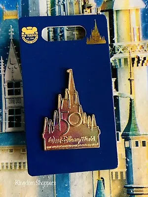 $19.95 • Buy 2021 Disney World 50th Anniversary Cinderella Castle Pin New In Hand