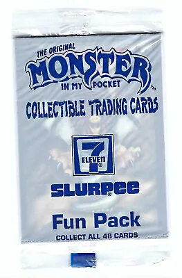Mint 1991 Original 7-11 Monster In My Pocket Unopened Pack Of Cards • $2.99