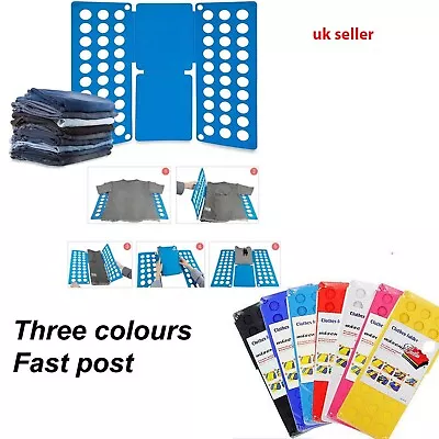 Adult Magic Clothes Folder Organiser T Shirt Jumper Easy Fold Laundry • £10.99