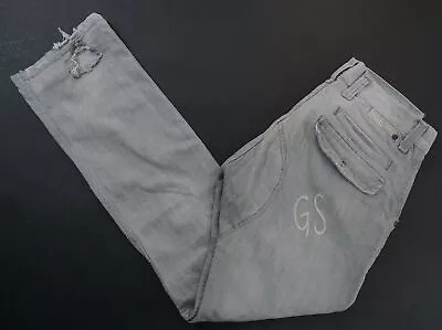 G-Star Men's Jeans Kbwg 100 W30 L32 30/32 Grey Stonewashed Used Denim F2332 • $21.10