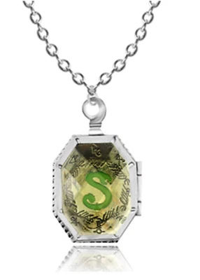 $7.95 • Buy Harry Potter Slytherin Locket Horcrux Alloy Necklace Pendant Chain Jewellery