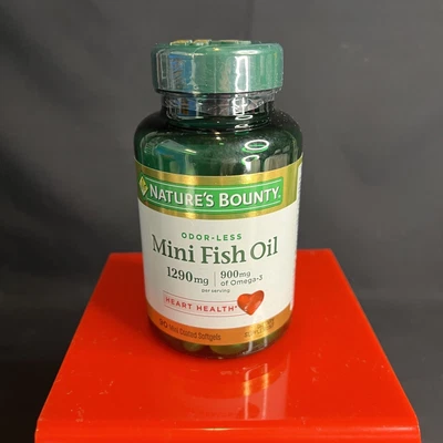 $12 • Buy Nature's Bounty Mini Fish Oil 1290mg Omega 3 900mg Heart Health Support 90ct