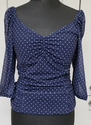 Ladies Beatiful Bardot Neck Top From Sosander Size 12 • £5