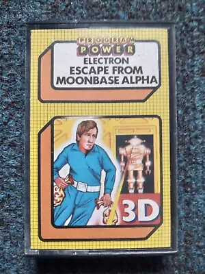 Escape From Moonbase Alpha Cassette Tape By Micro Power For The Acorn Electron • £3