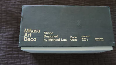 Vintage Mikasa Art Deco Spiral Vase Japan Bin 15 • $35