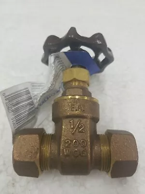 Matco 519T03   1/2   Compression Gate Valve Brass • $14.75