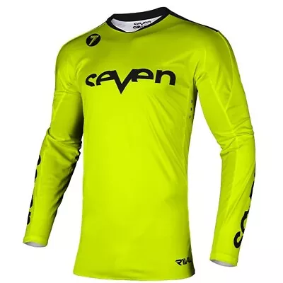 Seven Mx - Rival Staple Jersey Flow Yellow Large • $29.99
