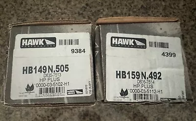 Hawk HP Plus Brake Pads Miata HB149N.505 HB159N.492 • $95