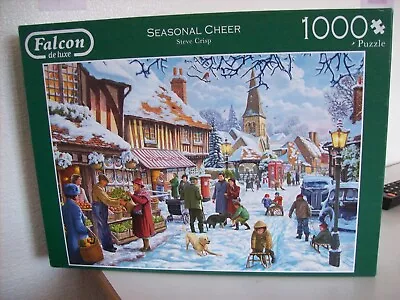 Falcon 1000 Piece Jigsaw - Seasonal Cheer • £2.99