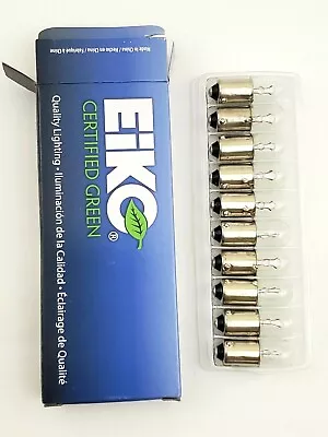 Box Of 10 Eiko 44 Miniature Lamps 6.3 Volt 0.25 Amp T3-1/4 Mini Bayonet Base • $10.49