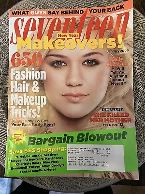 Seventeen Magazine January 2006 Kelly Clarkson • $19.99