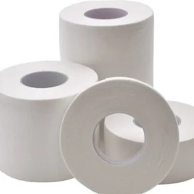£1.94 • Buy Qualicare White Zinc Oxide Tape Roll Sports Strapping Medical Clinical ZO - 10m