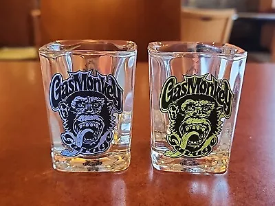 Gas Monkey Garage Square Heavy 2.5  Shot Glass Dallas Texas • $13.99