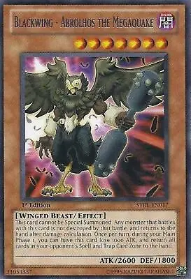 Blackwing - Abrolhos The Megaquake - STBL-EN017 - Rare - 1st Edition - YuGiOh • £1.99