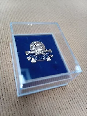 17th/21st Lancers Lapel Pin Badge 'Or Glory'.  Bought At Bovington Camp Dorset • £7