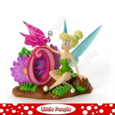 Disney Tinker Bell Number 0 Age Figurine Birthday Cake Topper Rare • $59.99