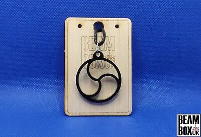 BDSM Pendant Necklace Triskelion Kinky Jewellery Laser Cut Customisable  • £4
