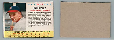 1963 Post Cereal # 25 Bill Moran Los Angeles Angels • $1.99