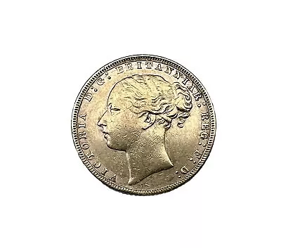 Queen Victoria Gold 1872 Sovereign • $650