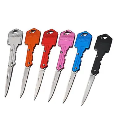 Pocket Knife Key Portable Outdoor Survival Mini Key Chain Knife Camping Keychain • $21.99