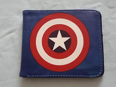 Marvel Comics Captain America Bi-Fold Wallet (Design 2) • £5.99