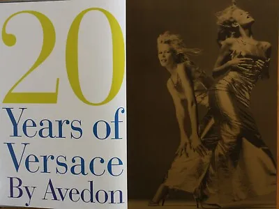 Versace & Avedon  The Naked & The Dressed  Coffee Table Book • $46.99